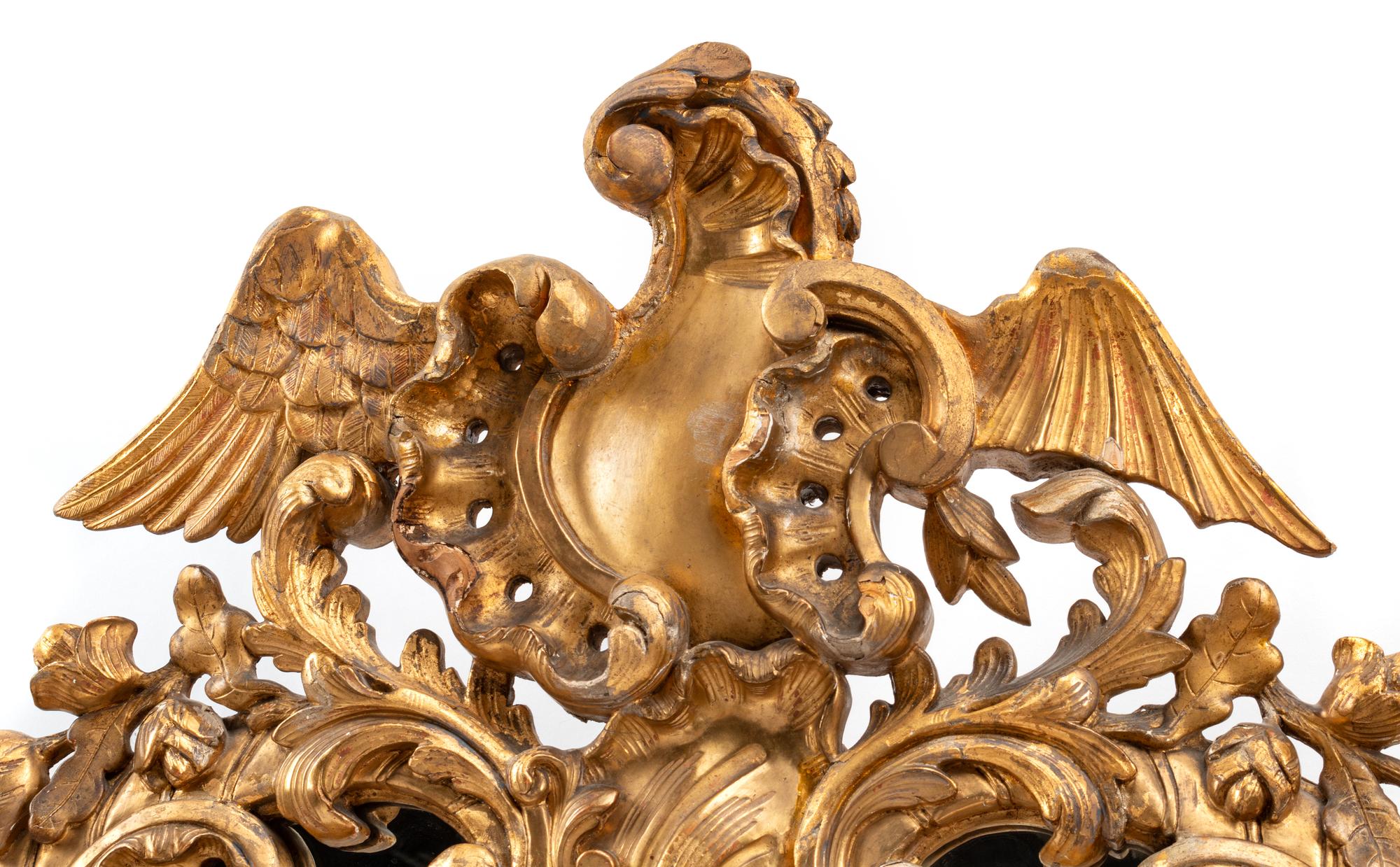 A Régence Style Giltwood Mirror