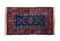 A Sarouk Wool Rug 6 feet 7 inches x 4 feet 3 inches.