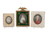 Three European Miniature Portraits
