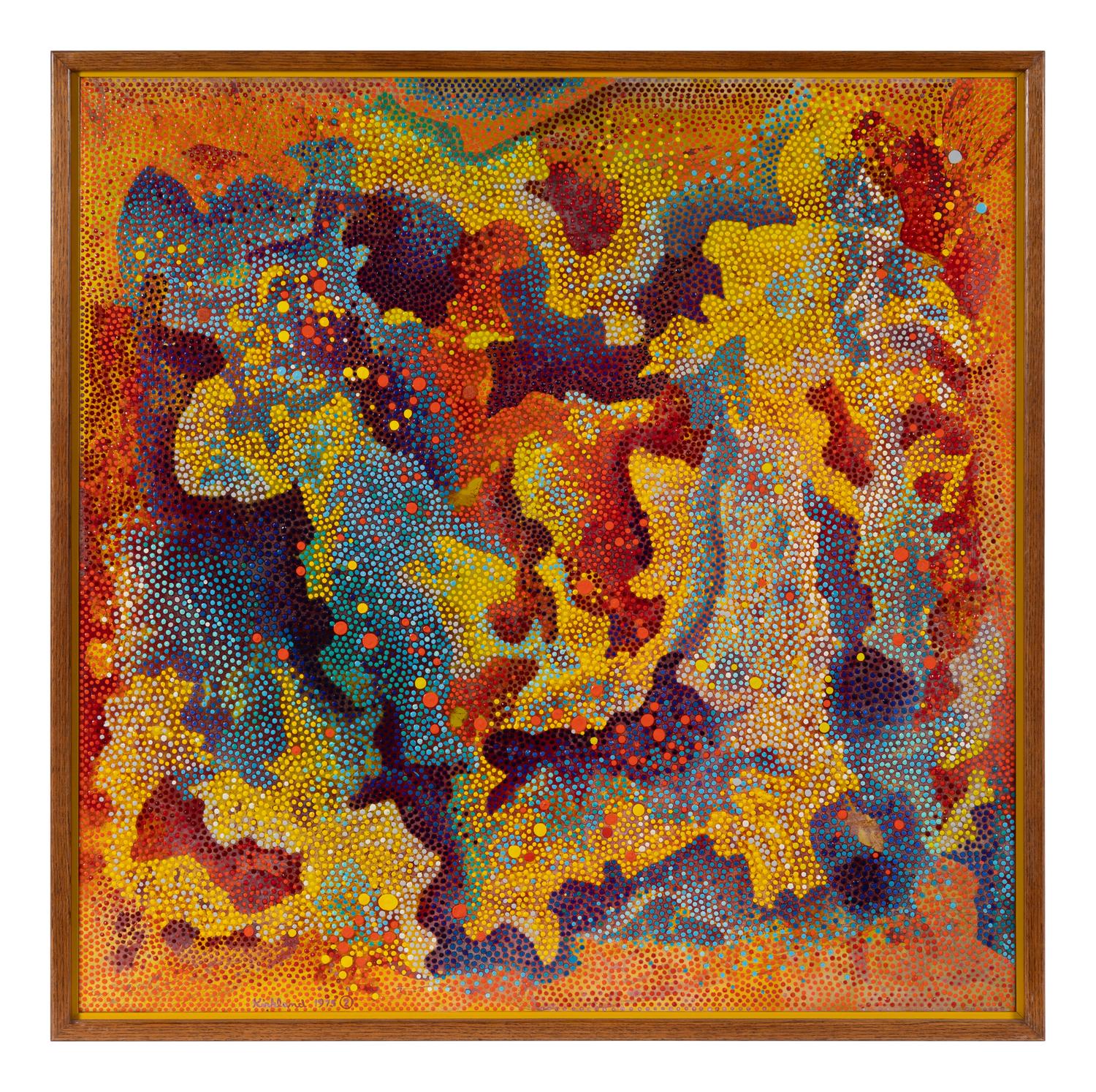 The Illusion of Red, Yellow and Blue in Space No. 2 , 1975