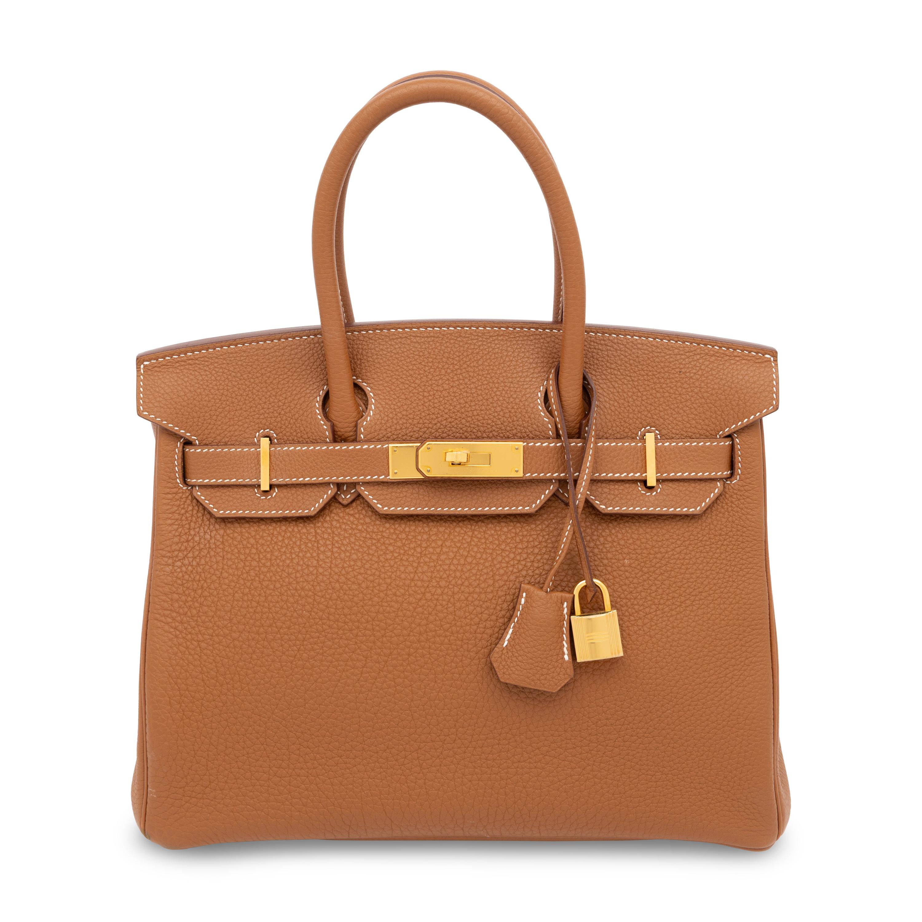 Hermès, Birkin 30 Bag in Gold Clemence