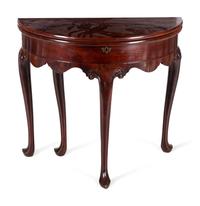 A George II Mahogany Gate-Leg Tea Table