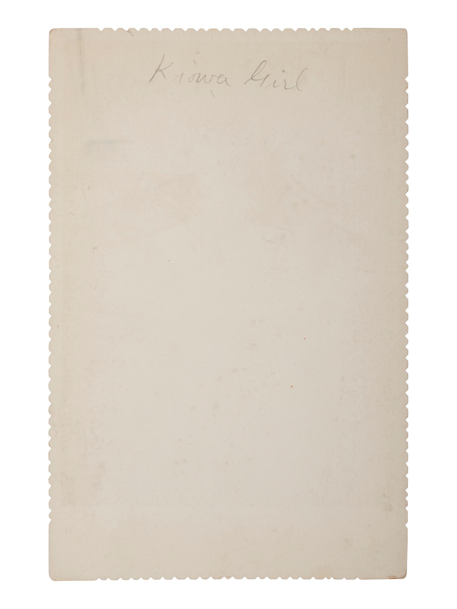 [NATIVE AMERICANS] 3 cabinet cards of Kiowa women & children likely taken by IRWIN, Chickashaw, O.T.