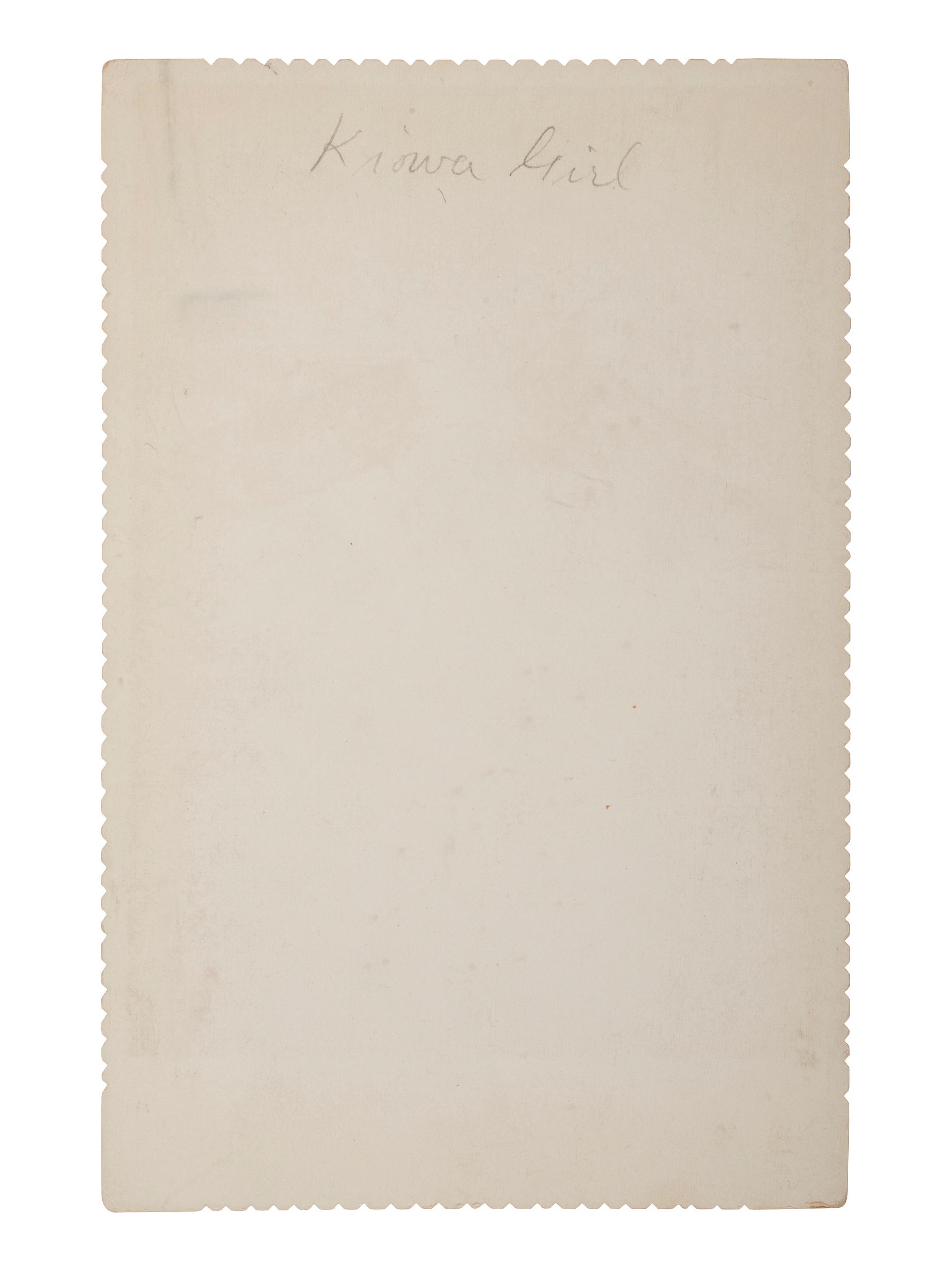 [NATIVE AMERICANS] 3 cabinet cards of Kiowa women & children likely taken by IRWIN, Chickashaw, O.T.