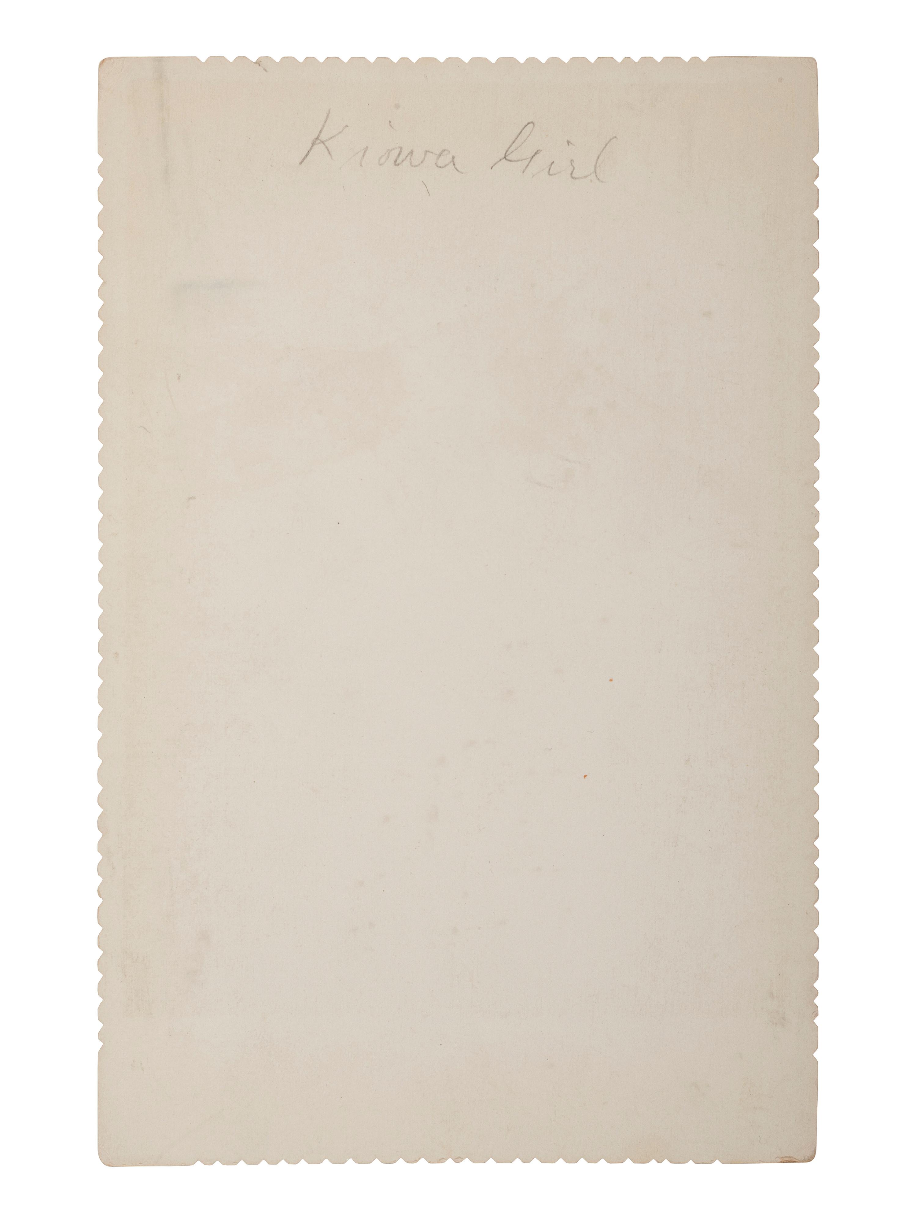 [NATIVE AMERICANS] 3 cabinet cards of Kiowa women & children likely taken by IRWIN, Chickashaw, O.T.