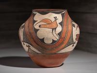 Zia Four-Color Pottery Olla