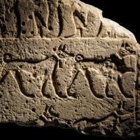 An Egyptian Limestone Relief Fragment