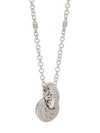 CHARIOL, WHITE GOLD AND DIAMOND PENDANT/NECKLACE