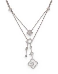 LA NOUVELLE BAGUE, WHITE GOLD AND DIAMOND NECKLACE