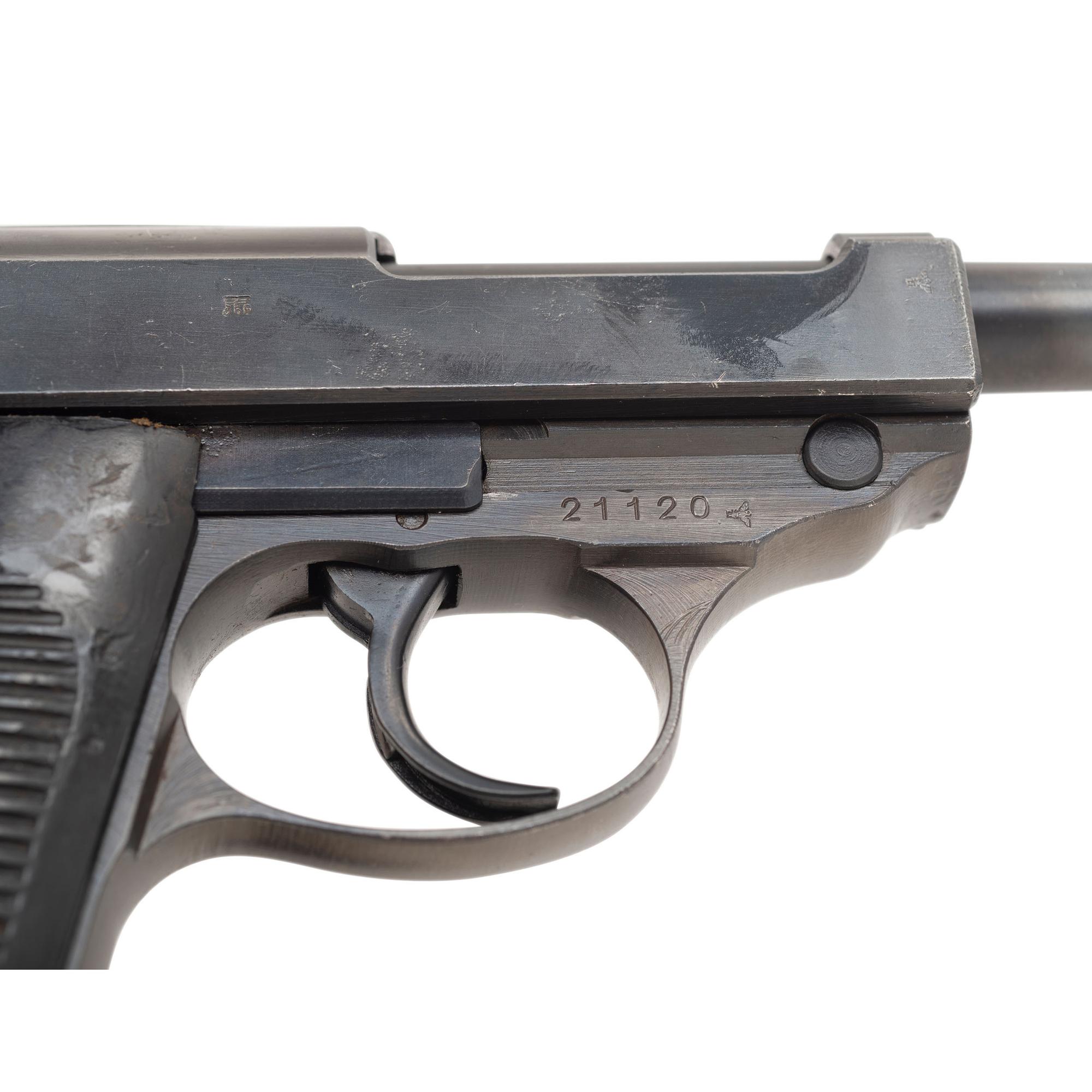 **Post-War Reworked Import Marked Pre-War Commercial Walther HP (P.38) Pistol