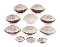A Group Mike Ditka’s Restaurant Gift Shop Items Including Autograph Model Footballs Signed by Mike Ditka