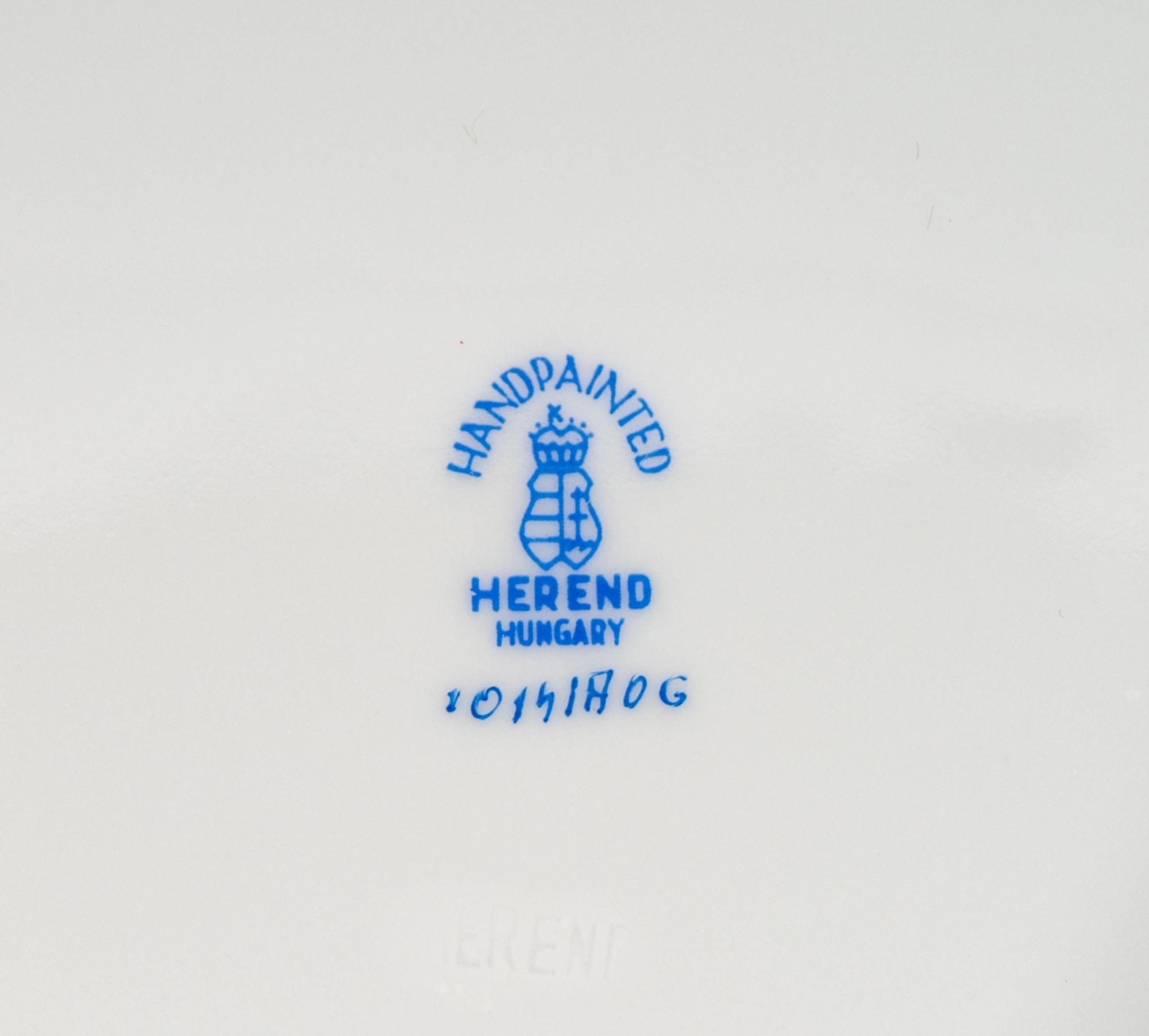 A Herend Chinese Bouquet Porcelain Tureen