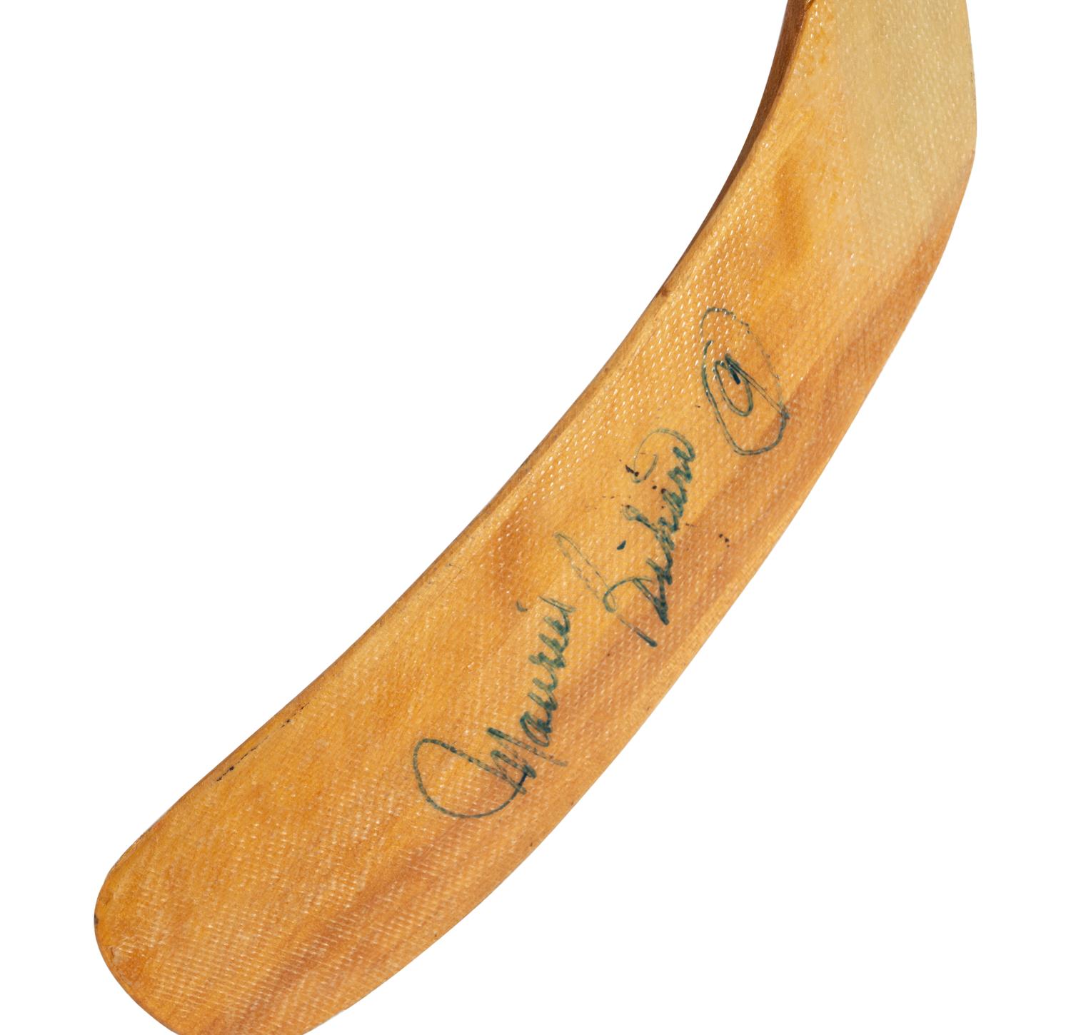 A Maurice Richard Signed Autograph Hockey Stick (Beckett Authentication Services Certified)