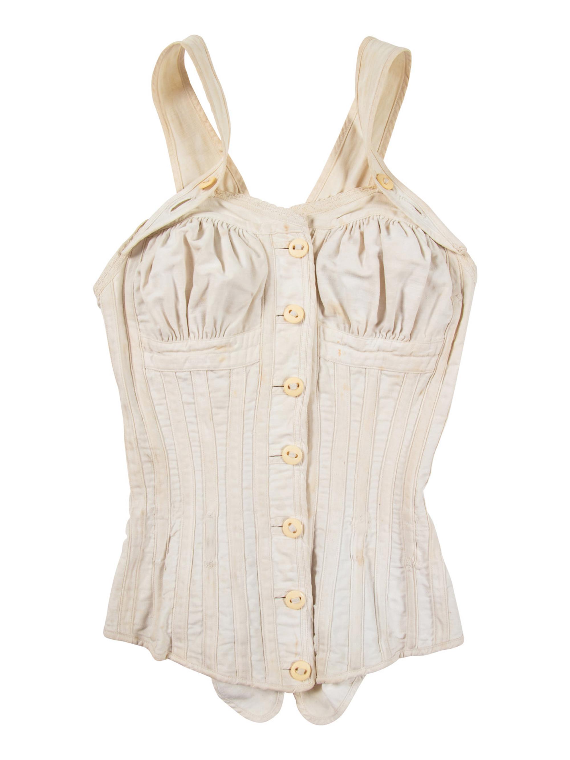Five Women's and Children's Corsets with Related Documentation, and One Corset Cover, 1880s-1900