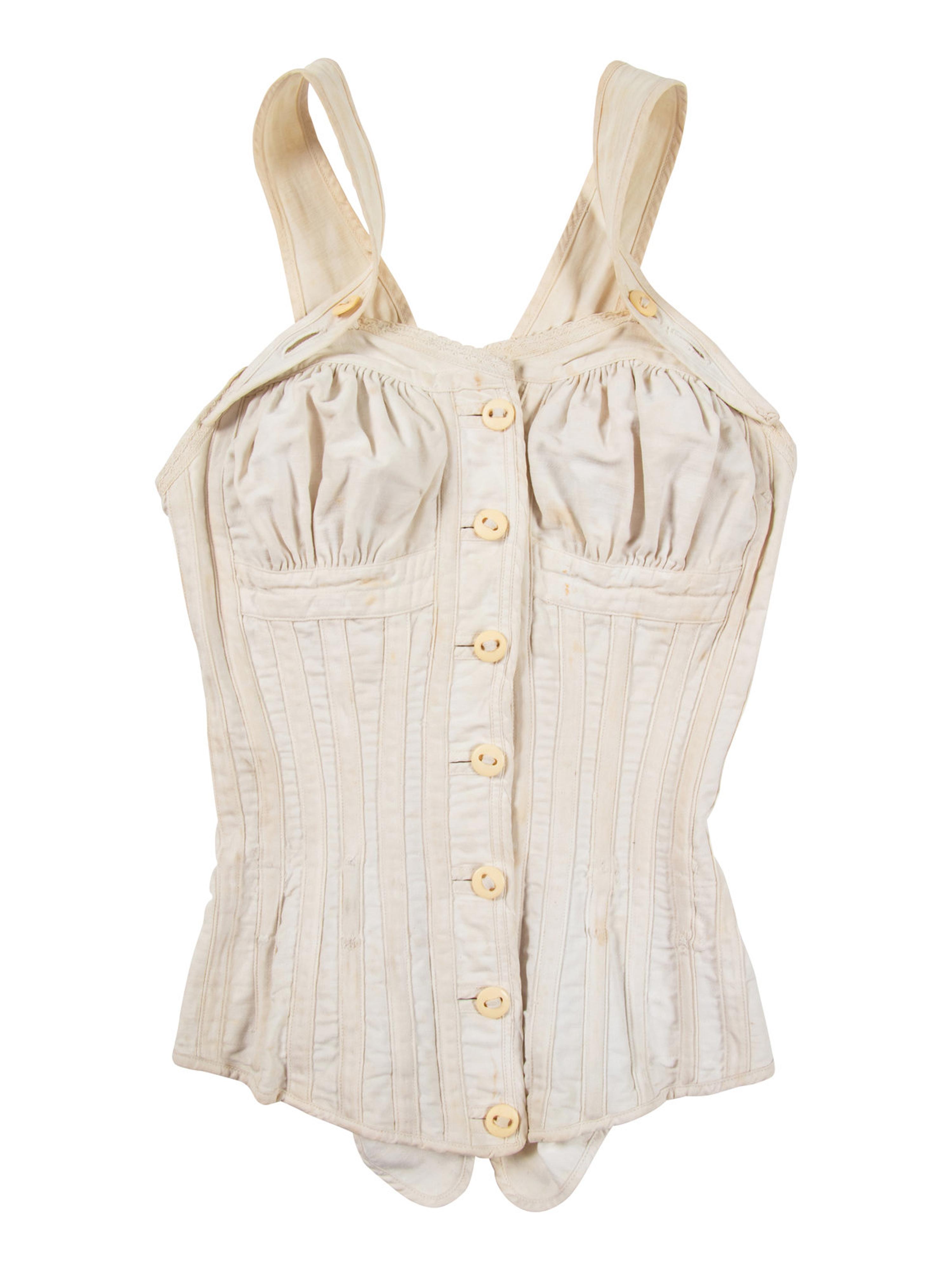 Five Women's and Children's Corsets with Related Documentation, and One Corset Cover, 1880s-1900
