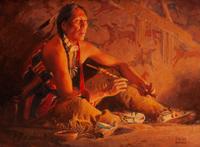 Indian with Pipe