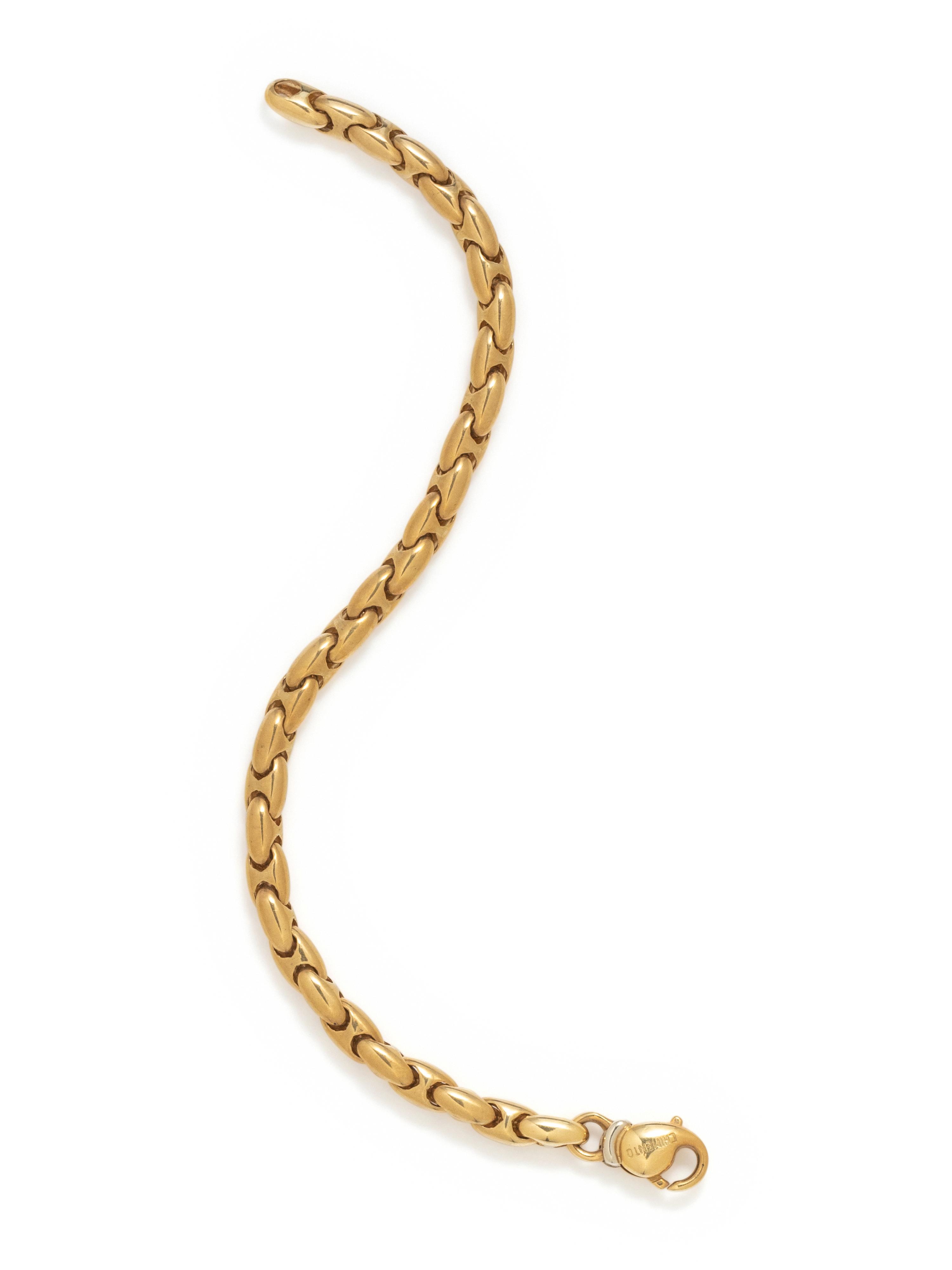 CHIMENTO, YELLOW GOLD BRACELET