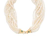 CULTURED PEARL TORSADE NECKLACE