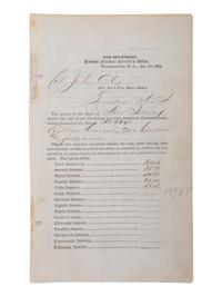 [CIVIL WAR-NEW YORK]. A group of letters and documents relating to New York regiments, comprising: