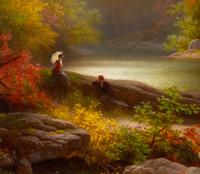 The Wissahickon in October , 1898