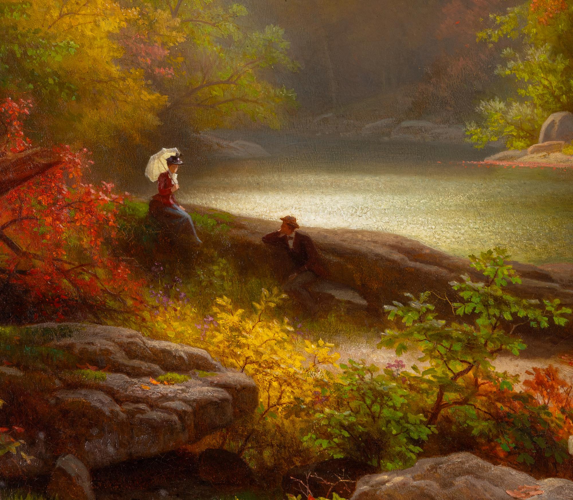 The Wissahickon in October , 1898