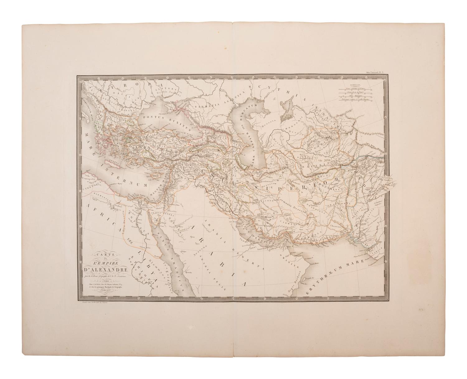[MAPS]. Group of 3, incl. 2 maps of the coast of Guinea & one of the empire of Alexander the Great.