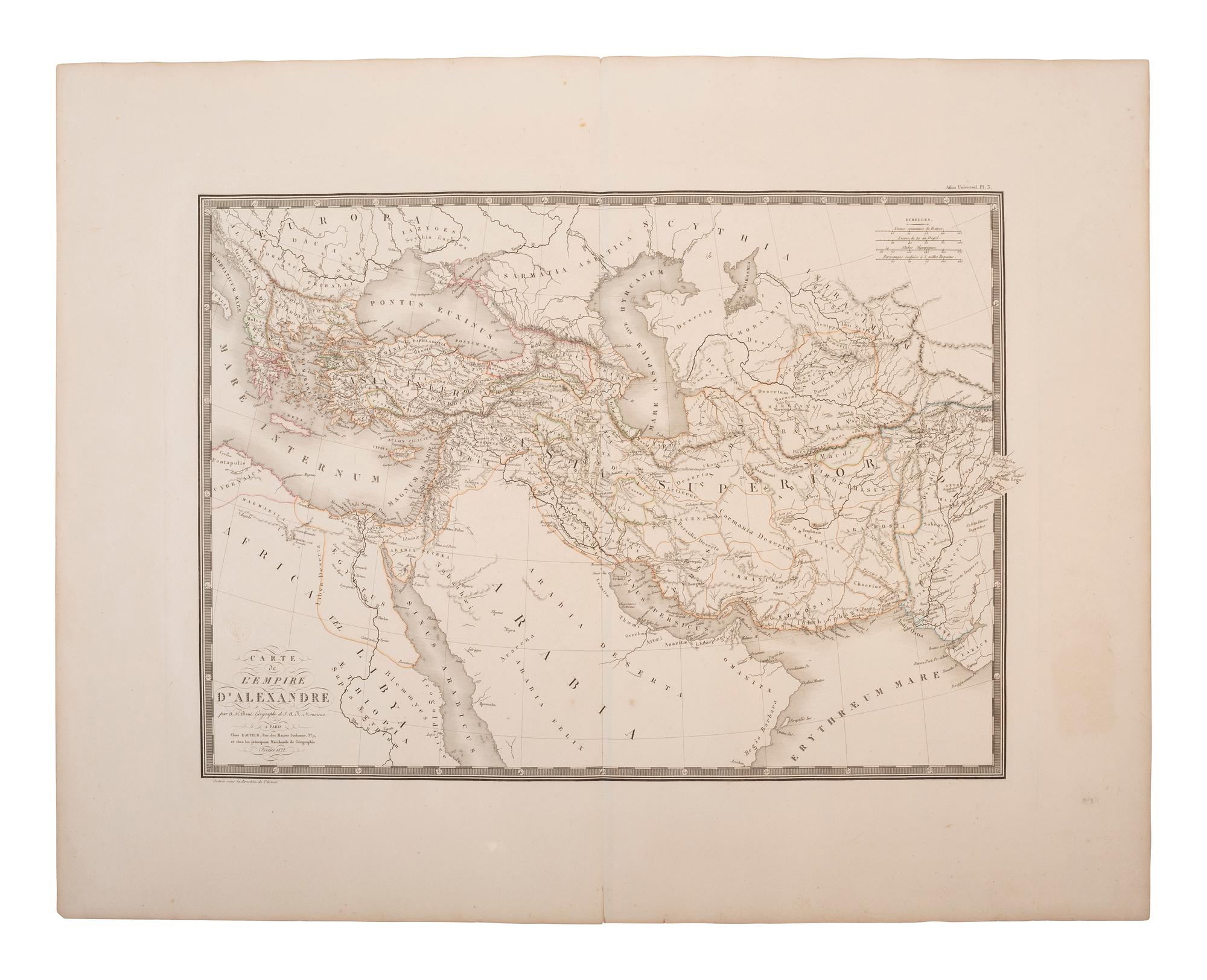 [MAPS]. Group of 3, incl. 2 maps of the coast of Guinea & one of the empire of Alexander the Great.