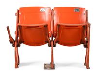 A Pair of Original Soldier Field Chicago Bears Stadium Seats