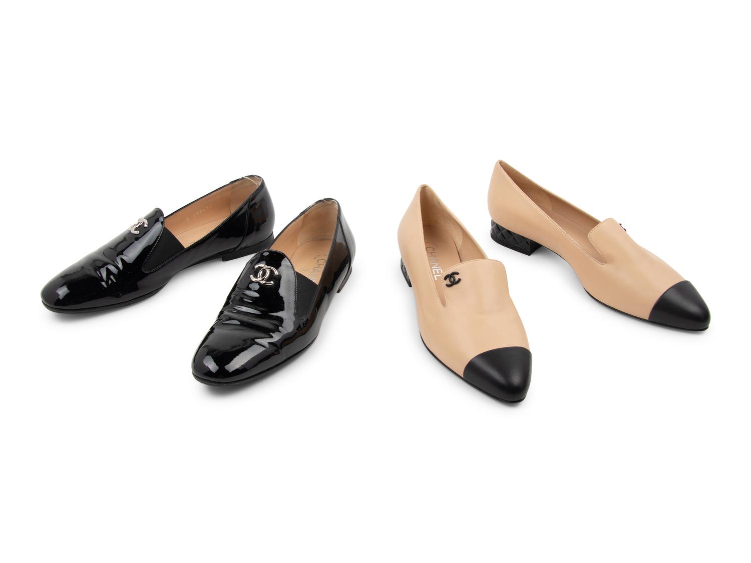 Five Pairs of Chanel Boots and Shoes