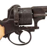 Lot of 3 Belgian Lefaucheux Pattern Revolvers