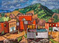 Paul Kauver Smith, (American, 1893-1978), Mountain Town