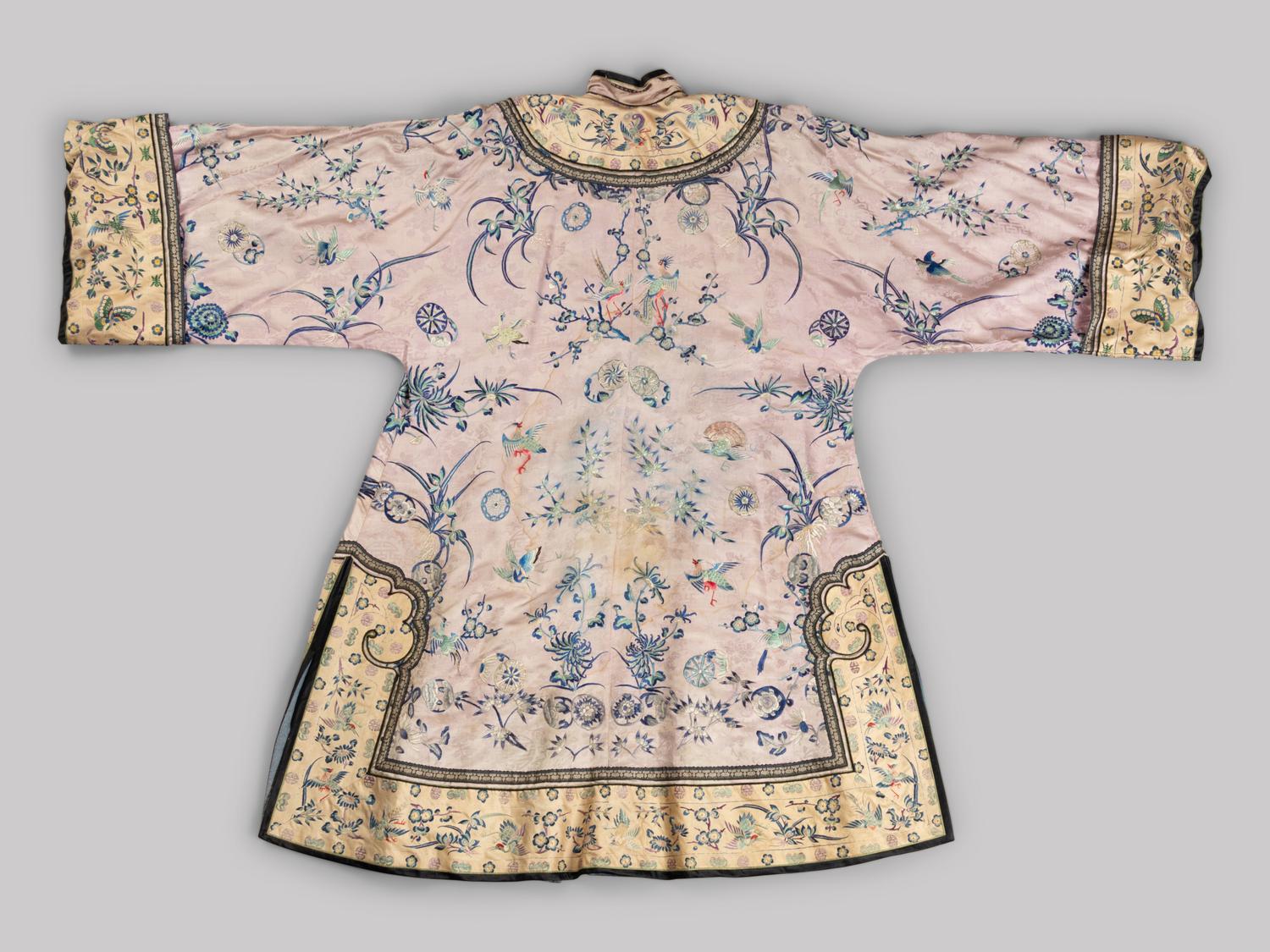 A Chinese Embroidered Silk Ladies' Jacket
