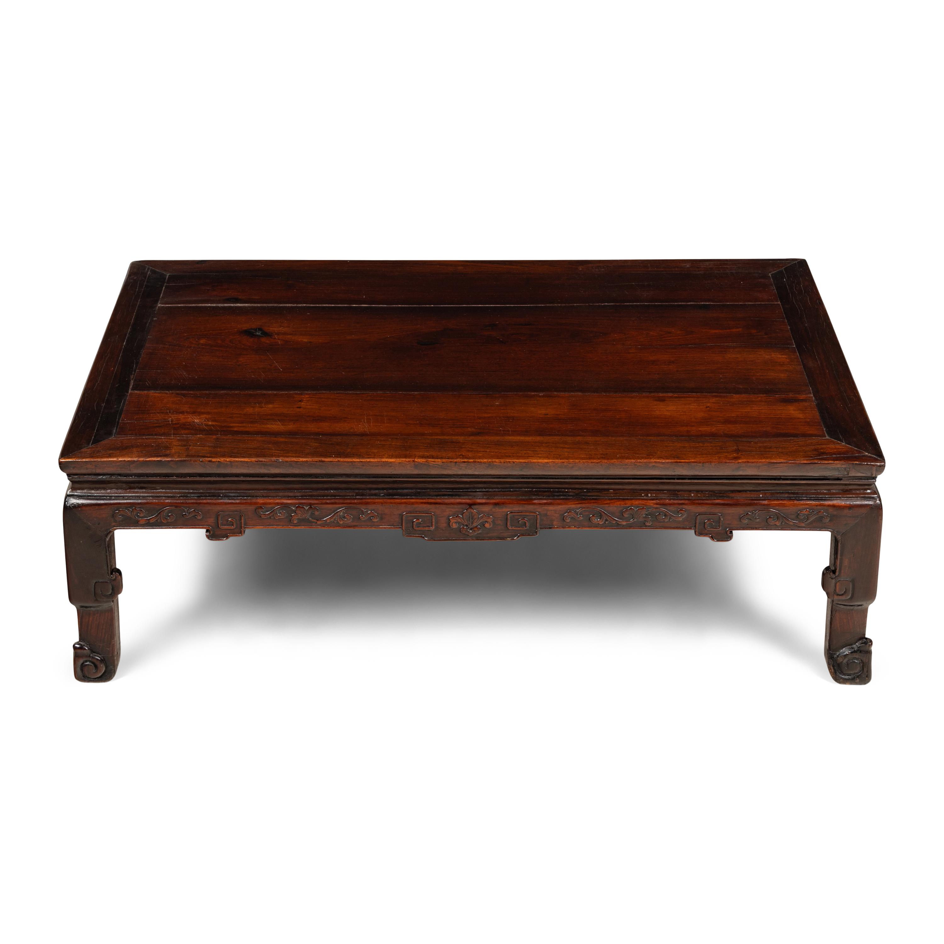 A Chinese Hardwood Low Table