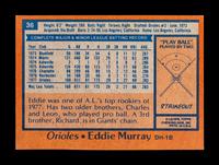 A Group of 13 Topps Hall of Fame and Star Baseball Cards Including Rickey Henderson and Eddie Murray Rookies,