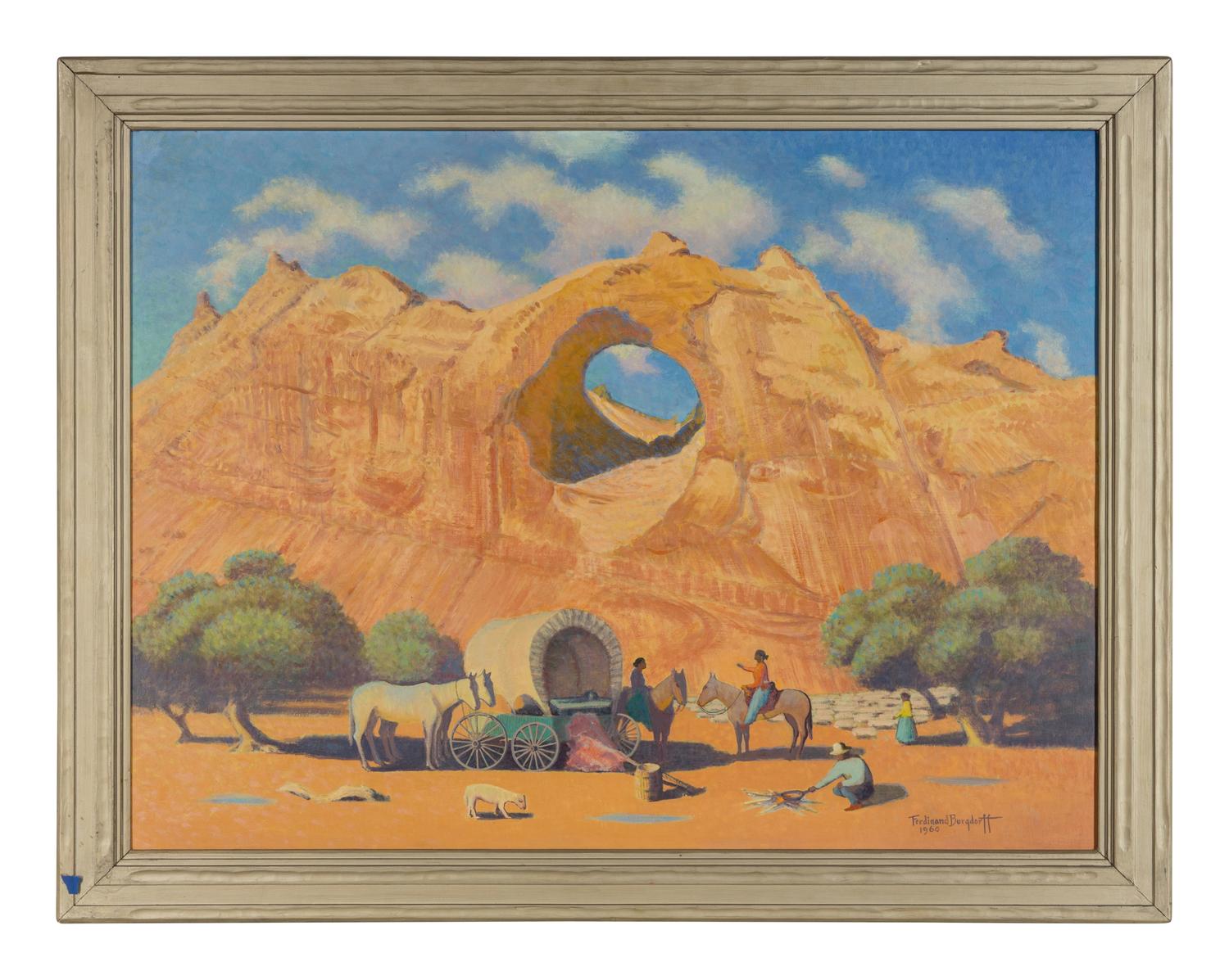 Window Rock, Navajo Tribal Headquarters Near St. Michael's, Arizona , 1960
