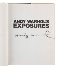 [ARTIST'S BOOK]. WARHOL, Andy (1928-1987). Andy Warhol's Exposures . New York: Andy Warhol Books/ Grosset & Dunlap, 1979.