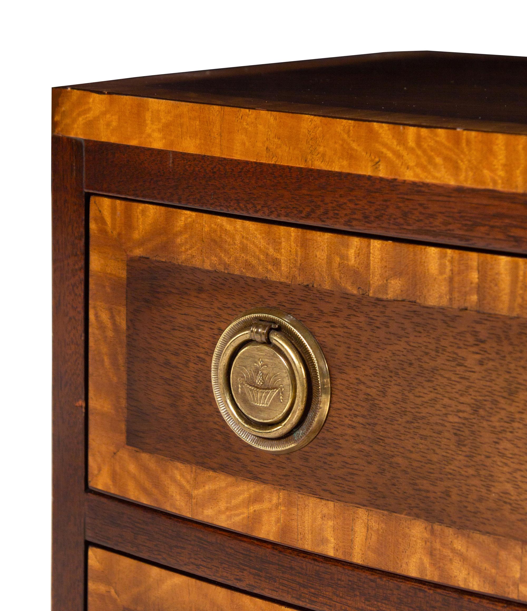 A George III Style Diminutive Bowfront Chest of Drawers
