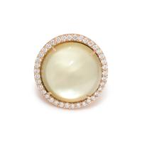 ROBERTO COIN, GEMSTONE DOUBLET AND DIAMOND RING