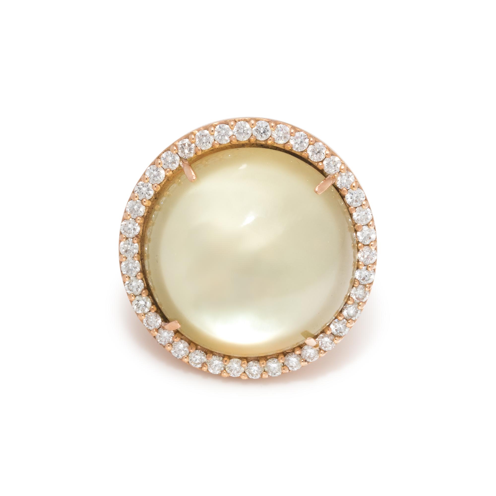 ROBERTO COIN, GEMSTONE DOUBLET AND DIAMOND RING