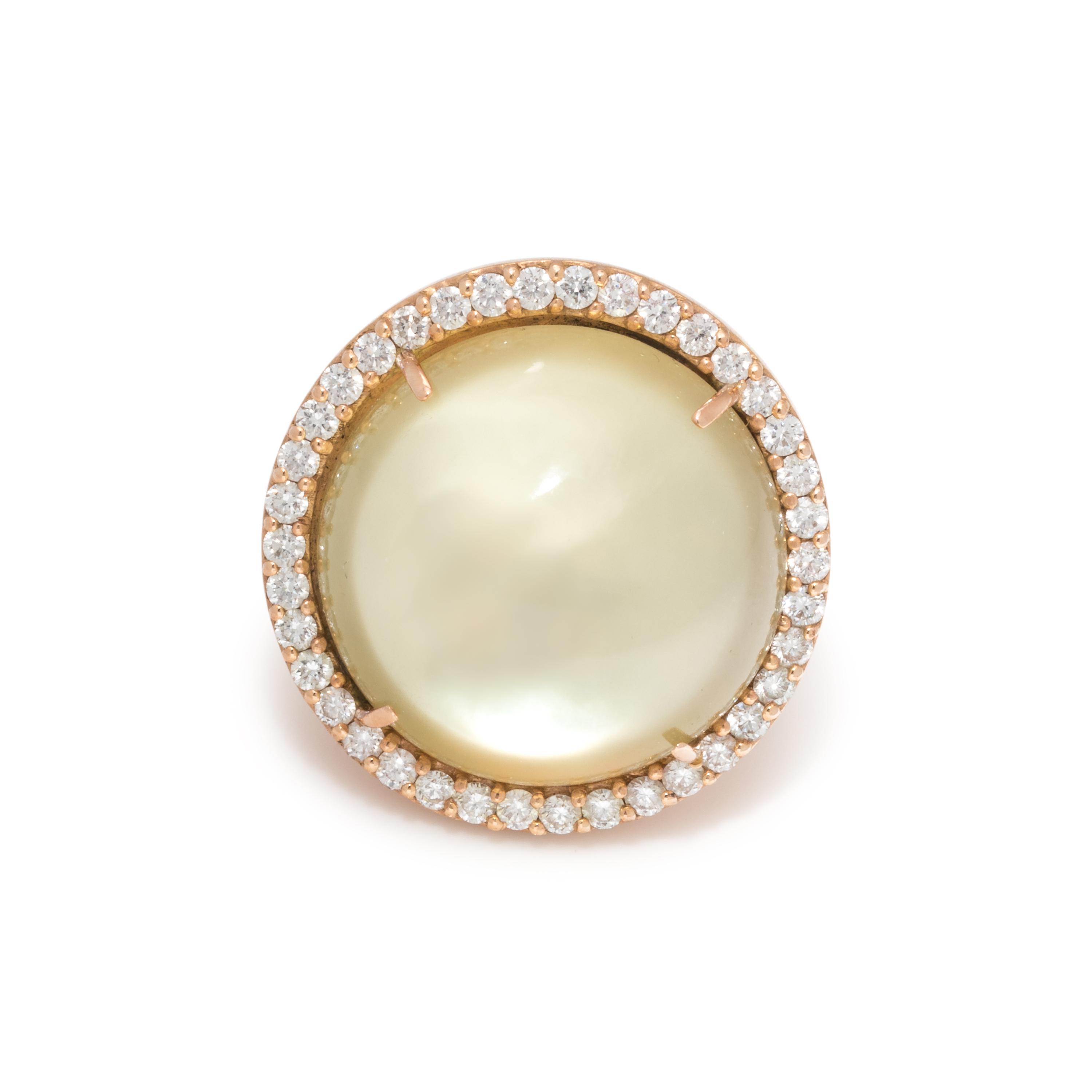 ROBERTO COIN, GEMSTONE DOUBLET AND DIAMOND RING