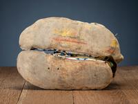 Northern Plains Beaded Hide Moccasins, with Recycled Parfleche Soles
