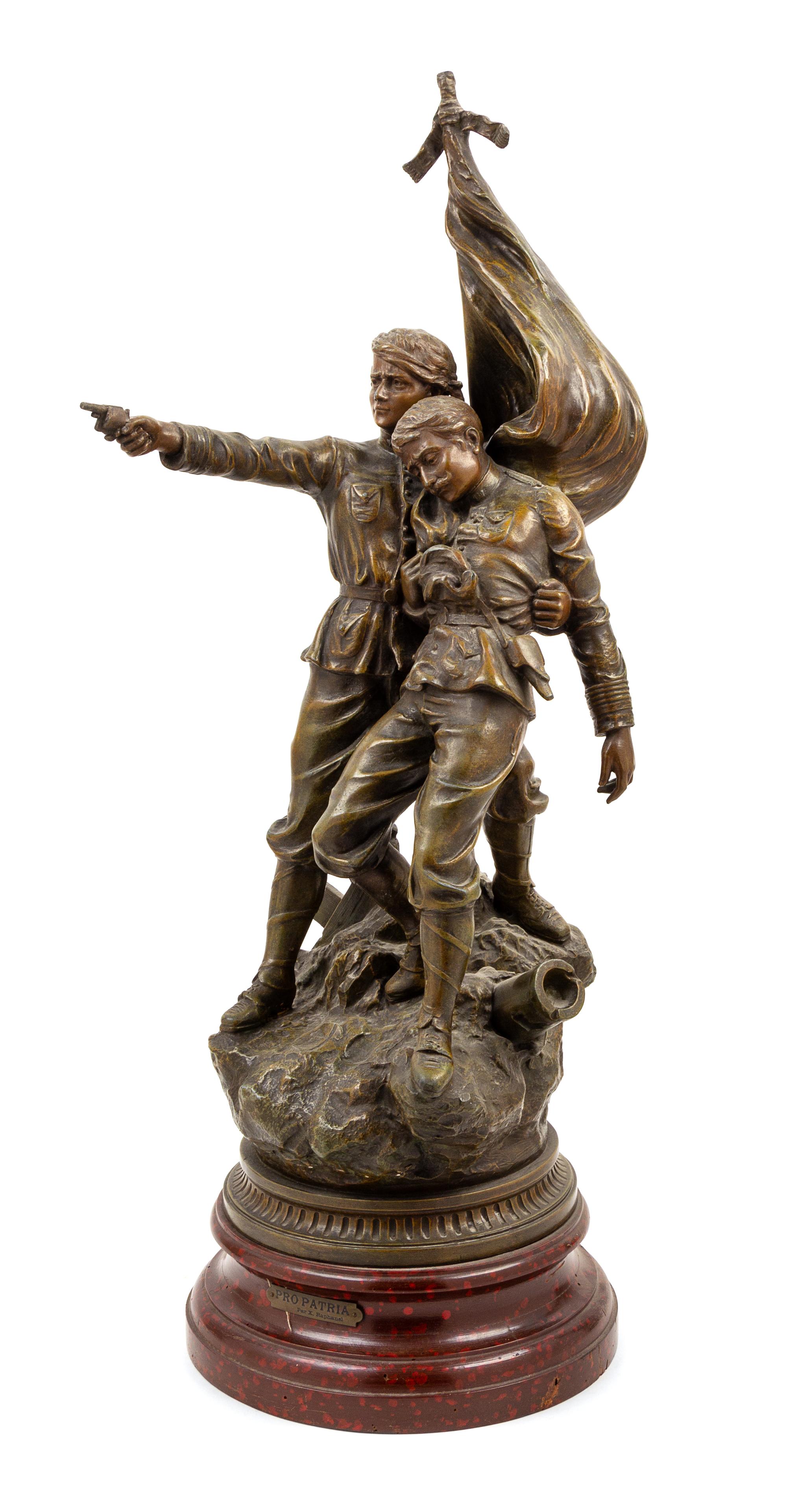 After Xavier Raphanel, (French, 20th Century), Pro Patria