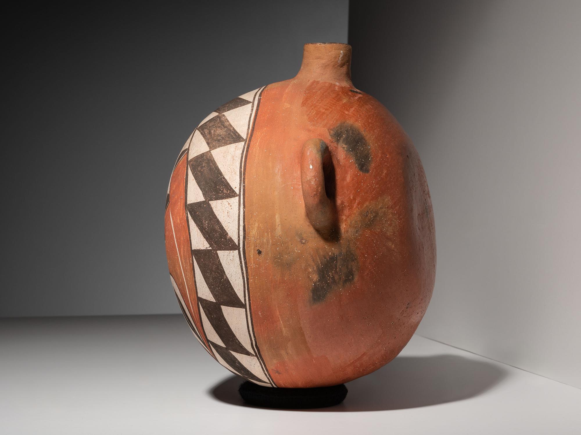 Zia Polychrome Pottery Canteen