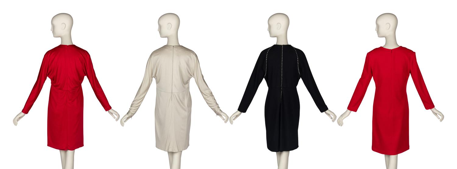 Four Geoffrey Beene Dresses