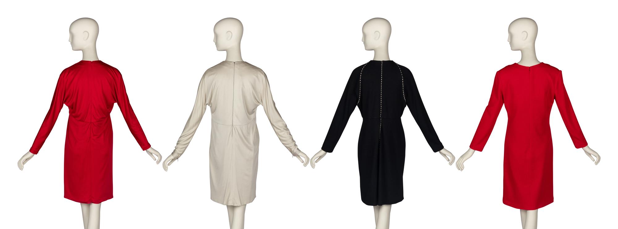 Four Geoffrey Beene Dresses