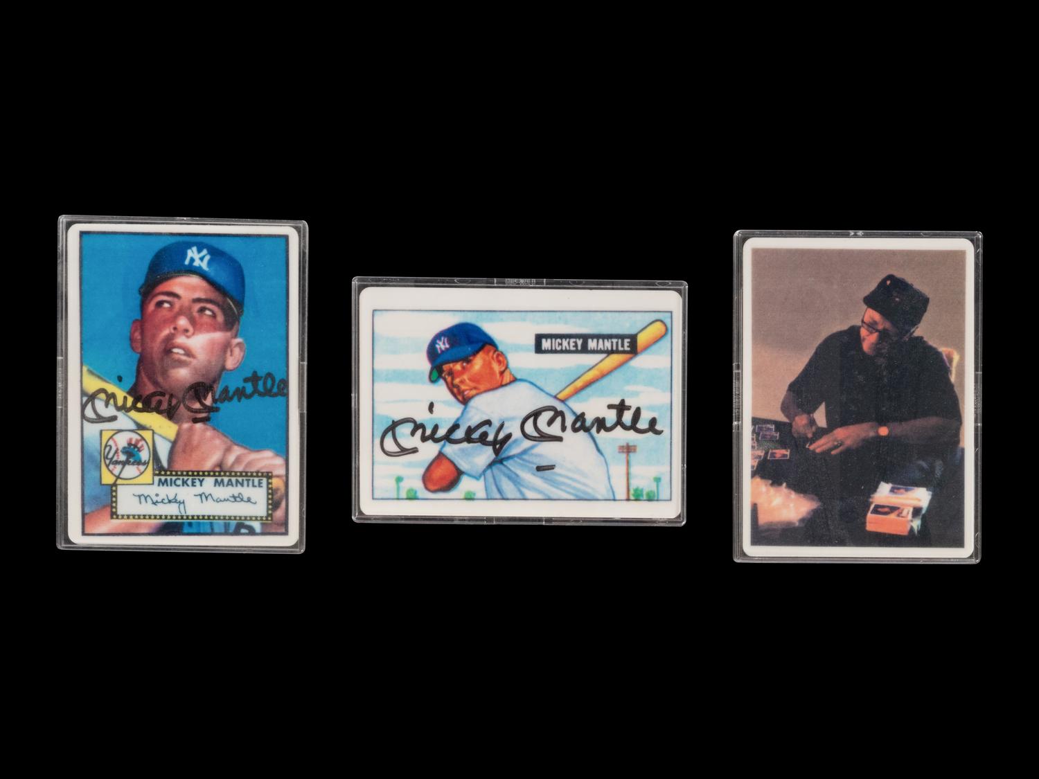 A Mickey Mantle Signature Series Set of Signed Autograph Baseball Cards,
