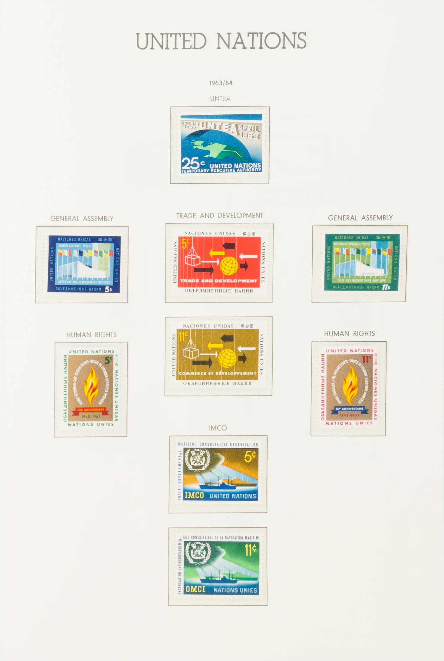 A Collection of International Postage Stamps — 20TH CENTURY