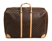 A Louis Vuitton Monogram Canvas Sirius Soft Sided Suitcase, 18"H x 25.5"W x 8.5"D; Handle drop: 5.5".