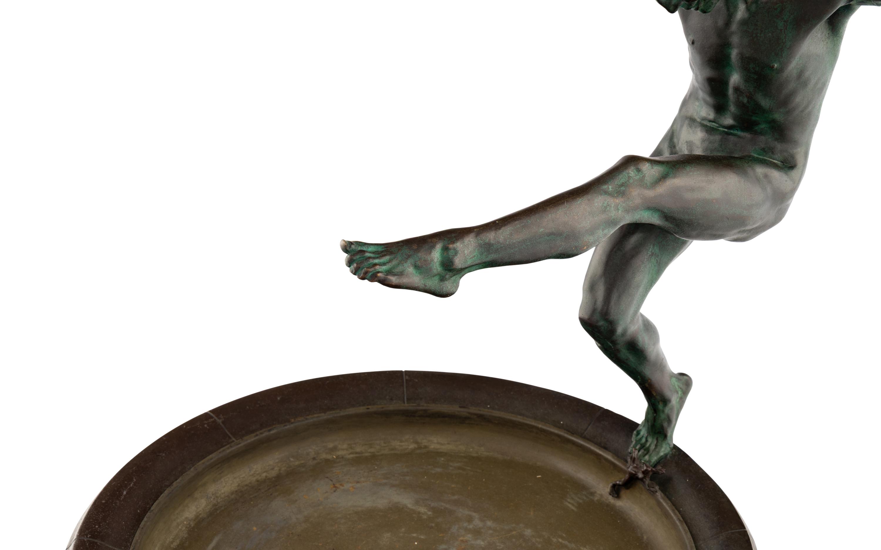 Eugène Désiré Piron (French, 1875-1928) — Faune à la grenouille