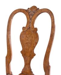 A Set of Six George I Walnut Dining Chairs